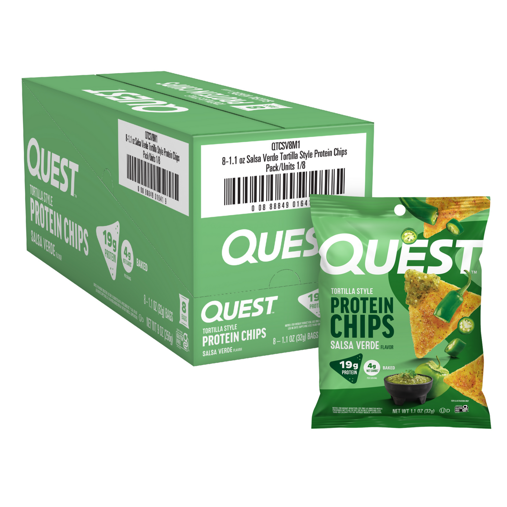 salsa-verde-tortilla-style-protein-chips-l9 110071_QN_USA_Pkg_ProteinChips_Tortilla_SV_8ctCarton_3D_Composite_Force_1.png